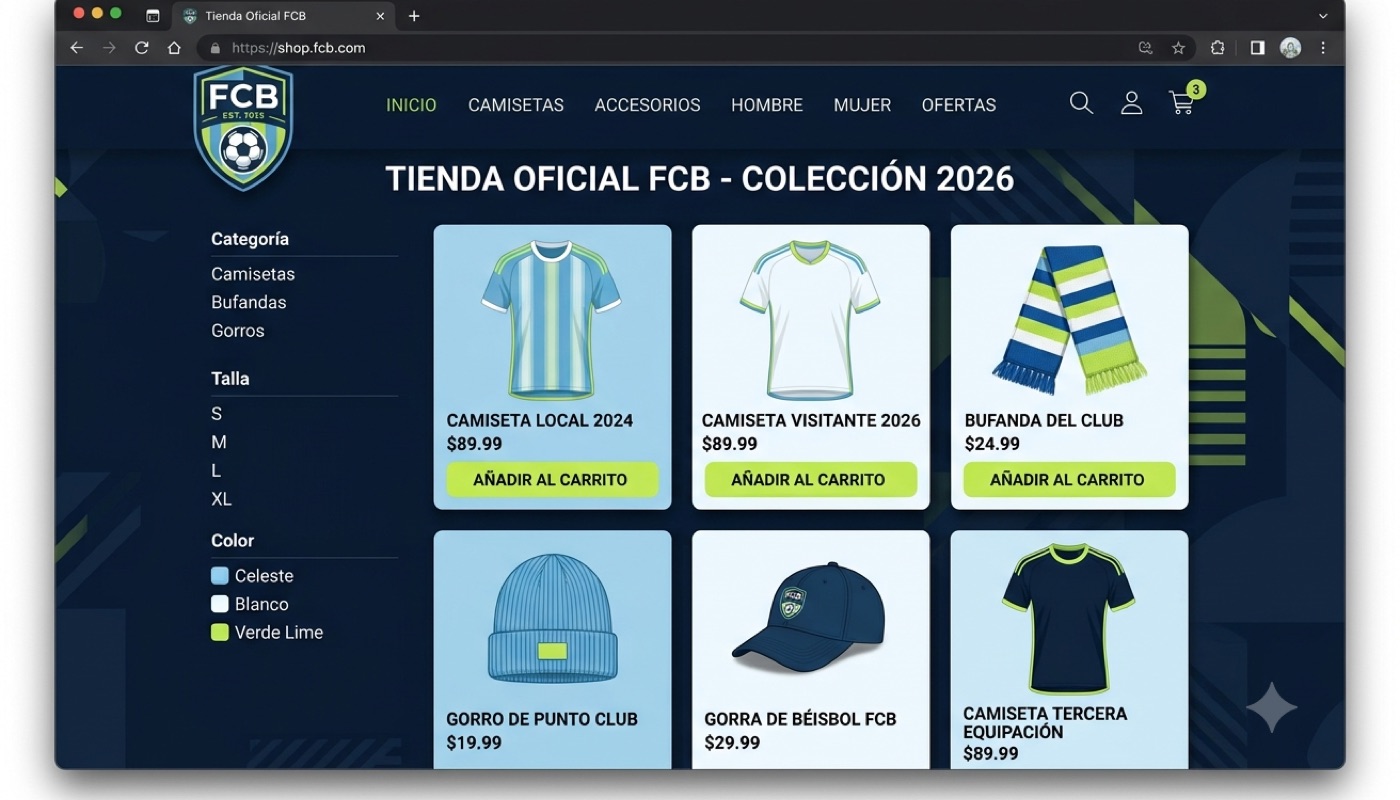 La tienda online del club